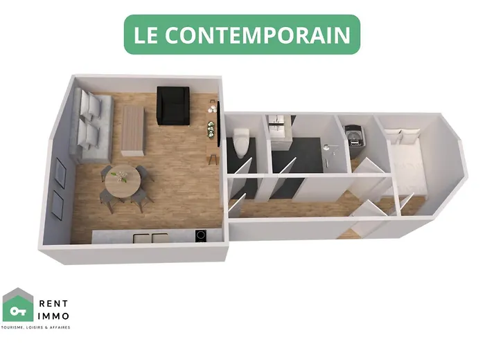 Le Contemporain - Architect - Hypercentre - Family - Rent Immo Appartamento
